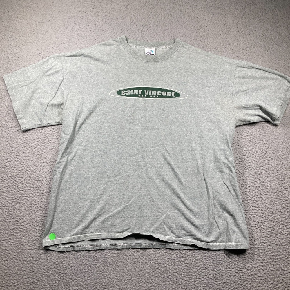 Saint Vincent‎ Bearcats College T Shirt Adult XL Green Short Sleeve 100% Cotton